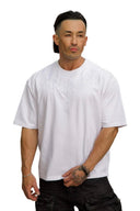 4106 - Dark Wave Tees White - Unmatched Kicks - YOUNG LA