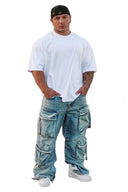 4106 - Dark Wave Tees White - Unmatched Kicks - YOUNG LA