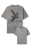 4118 - Warrior Tees Grey Wash - Unmatched Kicks - YOUNG LA