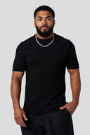 4126 - Dressy Sweater Tees Black - Unmatched Kicks-YOUNG LA