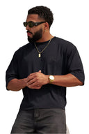 4138 - Foundation Cropped Tees Black Wash - Unmatched Kicks - YOUNG LA