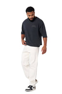 4138 - Foundation Cropped Tees Black Wash - Unmatched Kicks - YOUNG LA