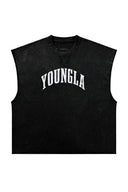 YOUNG LA 4171 - Huge Cut-Offs Black Wash