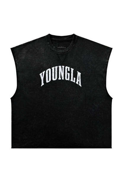 YOUNG LA 4171 - Huge Cut-Offs Black Wash