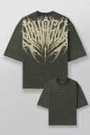 4185 - Chaos Tees Hunter Green Wash - Unmatched Kicks-YOUNG LA