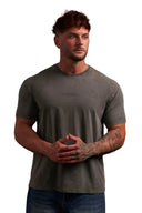 4192 - Washed Tailored Tees Dark Grey Wash - Unmatched Kicks-YOUNG LA