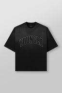 4203 - Uni Vintage Tees Black Wash - Unmatched Kicks - YOUNG LA