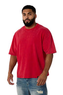 4219 - Summer Peached Tees Red Wash