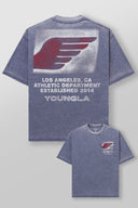 4224 - GOLDEN ERA SOFT BURNOUT TEES BLUE WASH - Unmatched Kicks-YOUNG LA