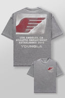 4224 - GOLDEN ERA SOFT BURNOUT TEES CHARCOAL WASH - Unmatched Kicks-YOUNG LA