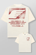4224 - GOLDEN ERA SOFT BURNOUT TEES OFF-WHITE - Unmatched Kicks-YOUNG LA