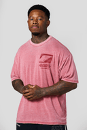 4224 - GOLDEN ERA SOFT BURNOUT TEES RED WASH - Unmatched Kicks-YOUNG LA