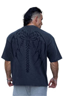 4234 - Backbone Tees Black Wash - Unmatched Kicks - YOUNG LA