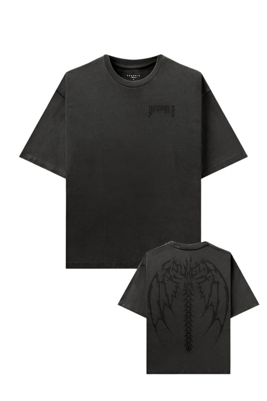 4234 - Backbone Tees Black Wash