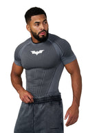 4259 - Batman Compression Tees Dark Grey - Unmatched Kicks - YOUNG LA