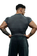 4259 - Batman Compression Tees Dark Grey - Unmatched Kicks - YOUNG LA