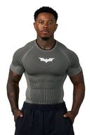 4259 - Batman Compression Tees Grey Green - Unmatched Kicks - YOUNG LA