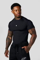 4282 - Posture Compression Tees Black - Unmatched Kicks - YOUNG LA