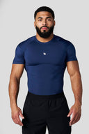 4282 - Posture Compression Tees Navy - Unmatched Kicks - YOUNG LA