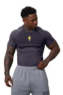 4286 - Gold's Iron Legacy Compression Tees Navy - Unmatched Kicks-YOUNG LA