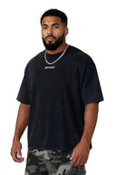 4293 - Core Relaxed Tees Black Wash - Unmatched Kicks - YOUNG LA