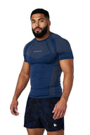 4294 - Apex Compression Tees Navy - Unmatched Kicks - YOUNG LA