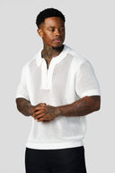 4308 - Upscale Crochet Polos White - Unmatched Kicks - YOUNG LA