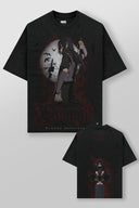 4318 - NARUTO DISTRESSED TEES Itachi - Unmatched Kicks-YOUNG LA