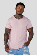 4323 - After Hours Tee Dusty Pink - Unmatched Kicks - YOUNG LA