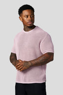 4324 - Beach Club Knit Tees Mauve - Unmatched Kicks - YOUNG LA