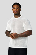 4324 - Beach Club Knit Tees White - Unmatched Kicks - YOUNG LA