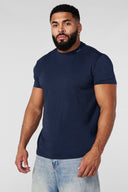 4334 - AeroTech Fitted Tees Navy