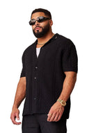 4335 - Monte Carlo Knit Button - Ups Black - Unmatched Kicks - YOUNG LA
