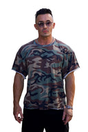 4360 - The Breezy Tees Army Camo - Unmatched Kicks-YOUNG LA