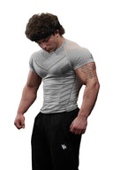 465 Superhero Compression Tees Cement - Unmatched Kicks - YOUNG LA