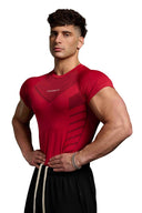 465 Superhero Compression Tees Red - Unmatched Kicks - YOUNG LA
