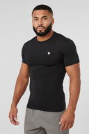 476 - Stealth Compression Tees Black