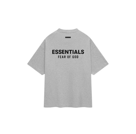 Fear of God Essentials Jersey Crewneck T-Shirt Light Heather Gray