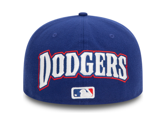 59FIFTY Fitted Cap - Upside Down AOP - Los Angeles Dodgers Cooperstown - Blue