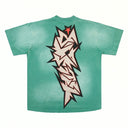 Hellstar Crack Print Tee Green