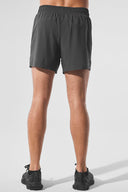 5" Adapt Running Short Black Anthracite - Unmatched Kicks-ALO