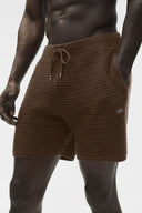 5" Shift Knit Short Espresso - Unmatched Kicks-ALO