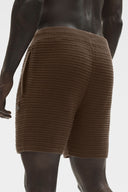 5" Shift Knit Short Espresso - Unmatched Kicks-ALO