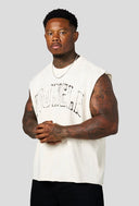 3095 - SACRED SIGIL CUT-OFFS WHITE