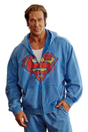 5011 - Superman Drip Zip - Ups Blue Wash - Unmatched Kicks - YOUNG LA