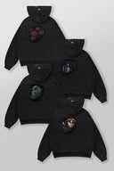 5073 - NARUTO PEEK THROUGH HOODIES Kakuzu - Unmatched Kicks-YOUNG LA