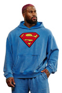 5079 - Superman Legacy Hoodie Blue Wash - Unmatched Kicks - YOUNG LA