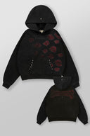 5083 - NARUTO STUD ARTWORK HOODIES Akatsuki