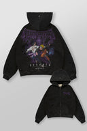 5086 - NARUTO ZIP-UP HOODIES Battle - Unmatched Kicks-YOUNG LA