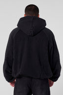5094 - Superman Shield Hoodies Black Wash - Unmatched Kicks - YOUNG LA